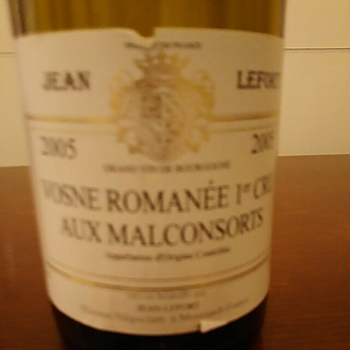 Jean Lefort Vosne Romanee 1er Cru Aux Malconsorts