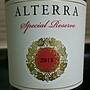 Alterra Cabernet Sauvignon Special Reserve(2015)