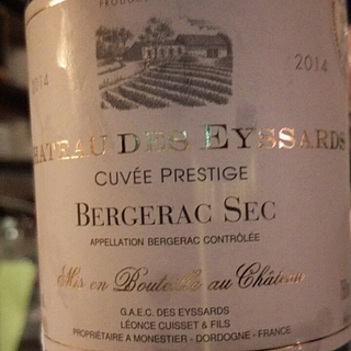 Ch. des Eyssards Bergerac Sec Cuvée Prestige