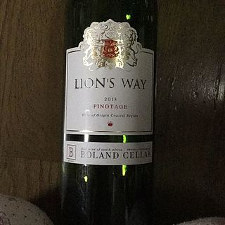 Boland Cellar Lion's Way Pinotage(ボーランド・セラー ライオンズ・ウェイ ピノタージュ)