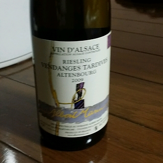 Albert Mann Riesling Altenbourg Vendanges Tardives
