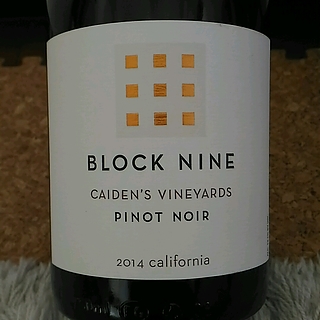 Block Nine Caiden's Vineyards Pinot Noir(ブロック・ナイン ケイデンズ・ヴィンヤード ピノ・ノワール)