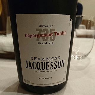 Jacquesson Cuvée 735 Dégorgement Tardif(ジャクソン キュヴェ735 デゴルジュマン・タルディフ)
