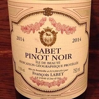François Labet Pinot Noir Ile de Beaute(フランソワ・ラベ ピノ・ノワール イル・ド・ボーテ)