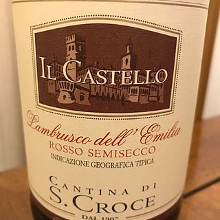 Cantina di S. Croce Il Castello Lambrusco dell'Emilia Rosso Semisecco(カンティーナ・ディ・サンタ・クローチェ イル・カステッロ ランブルスコ・デッレミリア ロッソ・セミセッコ)