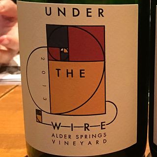 Under The Wire Alder Spring Vineyard Chardonnay(アンダー・ザ・ワイヤー アルダー・スプリングス・ヴィンヤード シャルドネ)