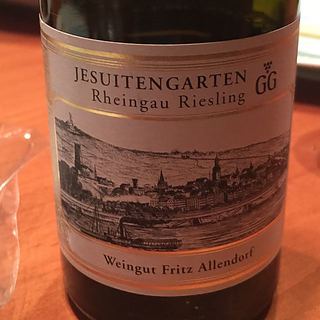 Fritz Allendorf Jesuitengarten Riesling GG