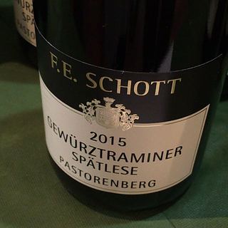 F.E. Schott Gewürztraminer Spätlese Pastorenberg(Ｆ・Ｅ・ショット ゲヴュルツトラミネル シュペートレーゼ パストーレンベルク)