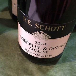 F.E. Schott Siegerrebe & Optima Auslese(Ｆ・Ｅ・ショット ジーガレーベ オプティマ アウスレーゼ)