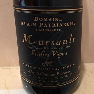 Dom. Alain Patriarche Meursault Vieilles Vignes