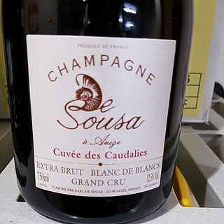 Champagne De Sousa Cuvée des Caudalies Blanc de Blancs Extra Brut(シャンパーニュ・ド・スーザ キュヴェ・デ・コダリー ブラン・ド・ブラン エクストラ・ブリュット)