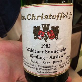 Jos. Christoffel Jr. Wehlener Sonnenuhr Riesling Auslese