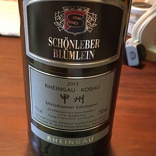 Schönleber Blümlein Mittelheimer Edelmann Koshu(ショーンレーバー・ブリュームライン ミッテルハイマー・エーデルマン 甲州)