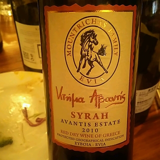 Avantis Estate Syrah(アヴァンティス・エステート シラー)