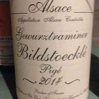 Gérard Schueller Gewürztraminer Bildstoeckle Pigé