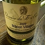 Dom. du Fer à Cheval Mâcon Villages(2009)