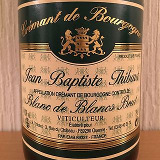 Jean Baptiste Thibaut Crémant de Bourgogne Blanc de Blancs Brut