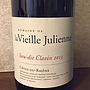 Dom. de la Vieille Julienne Côtes du Rhône lieu dit Clavin Rouge(2013)