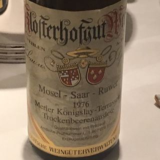 Klosterhofgut Wehlen Merler Königslay Terrassen Trockenbeerenauslese