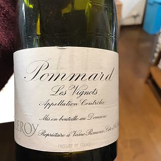 Leroy Pommard Les Vignots