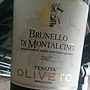 Tenuta Oliveto Brunello di Montalcino(2007)