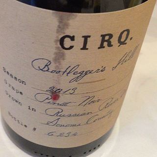 CIRQ. Bootlegger's Hill Pinot Noir