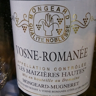 Mongeard Mugneret Vosne Romanée Les Maizières Hautes(モンジャール・ミュニレ ヴォーヌ・ロマネ レ・マジエール・オー)