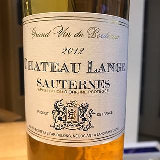 Ch. Lange Sauternes(シャトー・ランジュ)