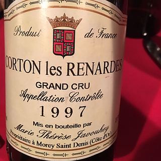 Marie Therese Javouhey Corton Les Renardes Grand Cru(マリ・テレーズ・ジャヴエ コルトン レ・ルナルド グラン・クリュ)