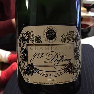 J.F. Defleury Cuvée Tradition Brut(Ｊ.Ｆ. ドゥフルーリ・キュヴェ・トラディシオン・ブリュット)