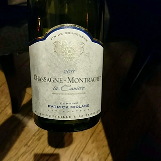 Dom. Patrick Miolane Chassagne Montrachet La Canière Blanc(ドメーヌ・パトリック・ミオレーヌ シャサーニュ・モンラッシェ ラ・カニエール ブラン)