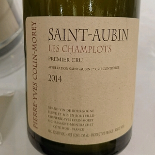 Pierre Yves Colin Morey Saint Aubin 1er Cru Les Champlots