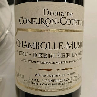Dom. J. Confuron Cotetidot Chambolle Musigny 1er Cru Derrière La Grange(ドメーヌ・J.コンフュロン・コトティド シャンボール・ミュジニー プルミエ・クリュ デリエール・ラ・グランジュ)