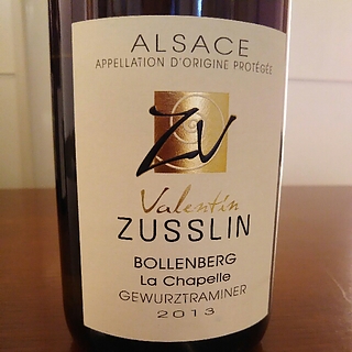 Valentin Zusslin Gewürztraminer Bollenberg La Chapelle(ヴァランタン・チュスラン ゲヴュルツトラミネル ボランベ ラ・シャペル)