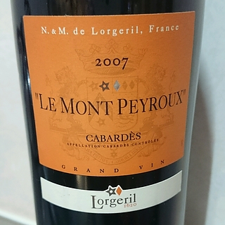 Comtes de Lorgeril Cabardés Le Montpeyre(コント・ド・ロルジュリル カバルデス ル・モンペイル)