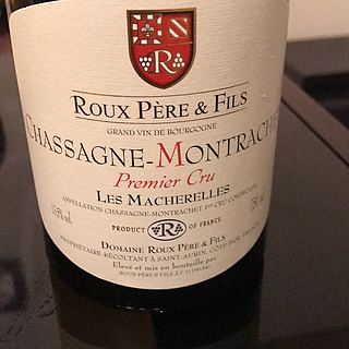 Roux Père & Fils Chassagne Montrachet 1er Cru Les Macherelle