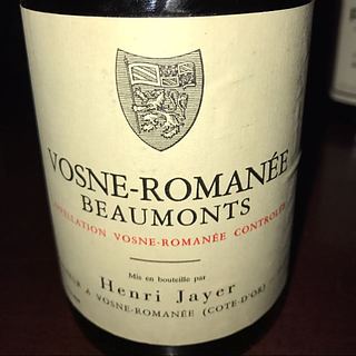 Henri Jayer Vosne Romanée Beaumonts
