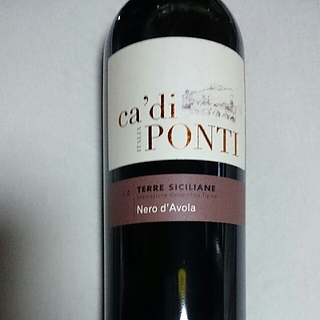 Ca' di Ponti Nero d'Avola(カディ・ポンティ ネロ・ダーヴォラ)