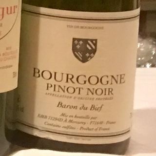 Baron du Bief Bourgogne Pinot Noir(バロン・デュ・ビエフ ブルゴーニュ ピノ・ノワール)
