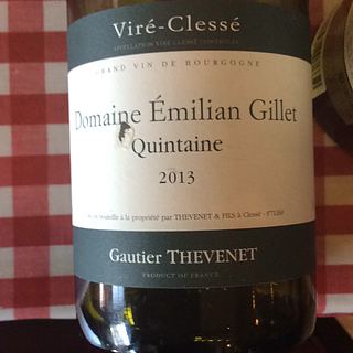 Dom. Emilian Gillet Viré Clessé Quintaine