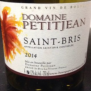 Dom. Petitjean Saint Bris(ドメーヌ・プティジャン サン・ブリ)