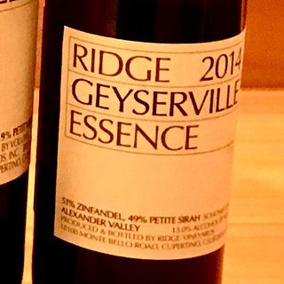 Ridge Geyserville Essence(リッジ ガイザーヴィル エッセンス)