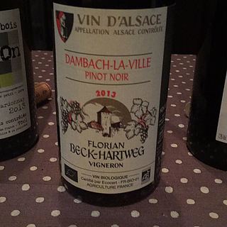 Florian Beck Hartweg Dambach La Ville Pinot Noir
