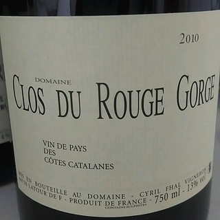 Dom. Clos du Rouge Gorge Rouge(ドメーヌ・クロ・デュ・ルージュ・ゴルジュ ルージュ)