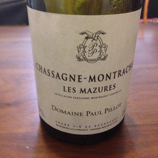 Dom. Paul Pillot Chassagne Montrachet Les Mazures