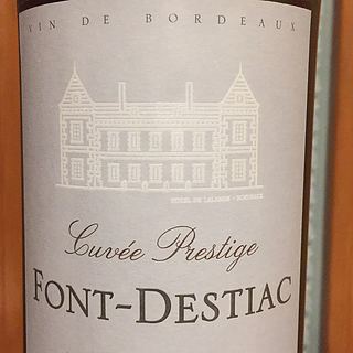 Font Destiac Bordeaux Blanc