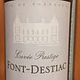 Font Destiac Bordeaux Blanc