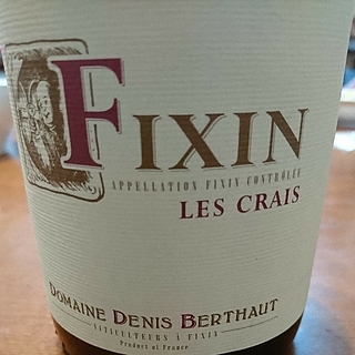Dom. Denis Berthaut Fixin Les Crais