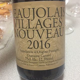 Dom. Canard Beaujolais Villages Nouveau(ドメーヌ・カナール ボージョレ・ヴィラージュ ヌーヴォー)