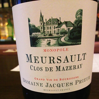 Dom. Jacques Prieur Meursault Clos de Mazeray Monopole Blanc